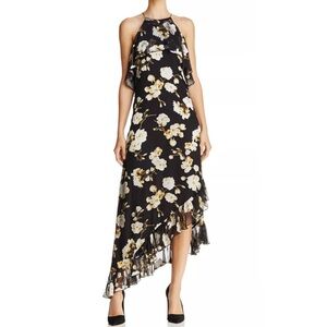 Alice + Olivia Fabiola Silk Floral Burnout Dress